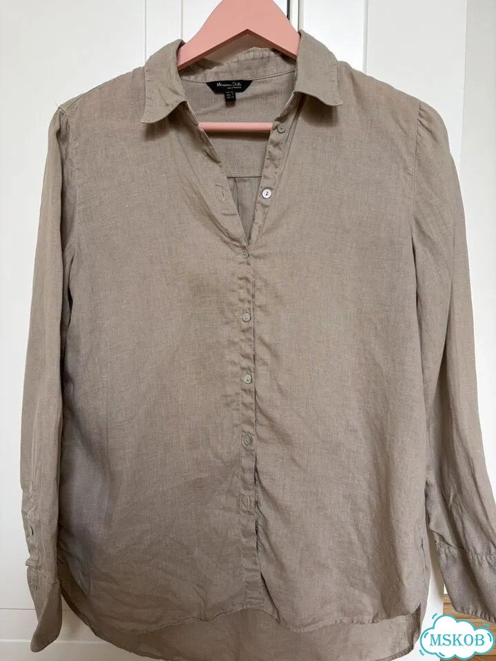 Льняная рубашка massimo dutti фото 1