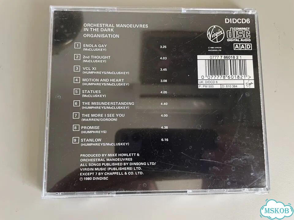 Orchestral Manoeuvres in the Dark CD фирма фото 2