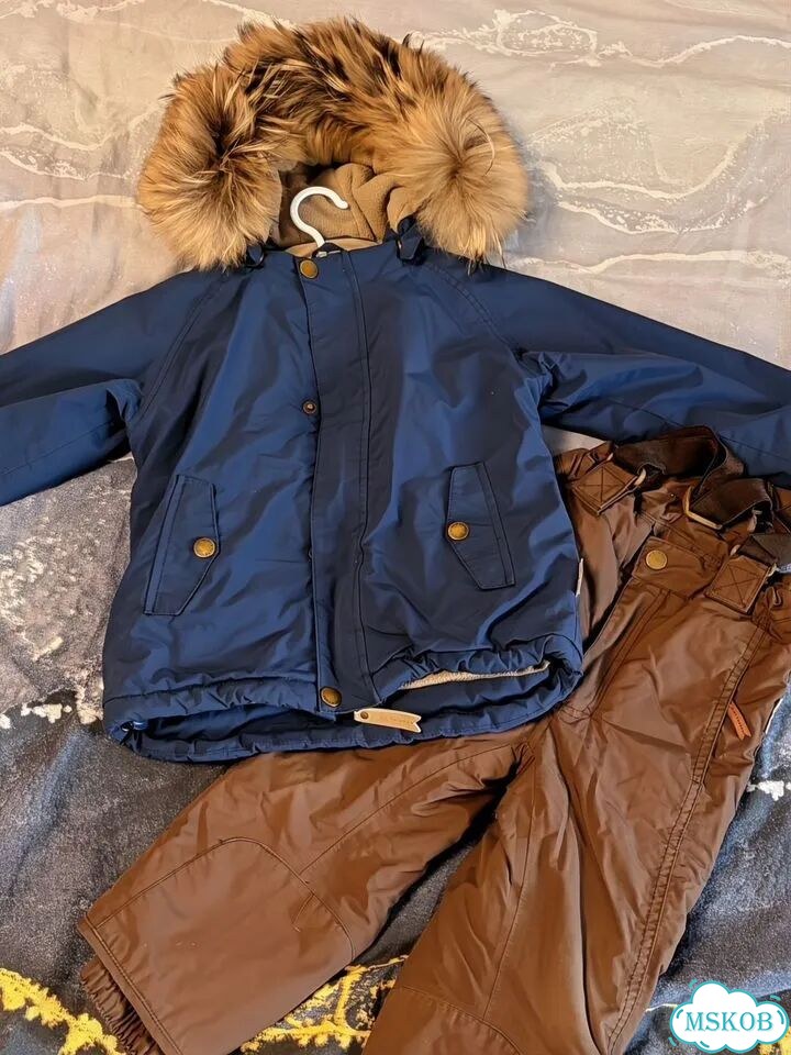 Зимняя куртка mini a ture 98 фото 5