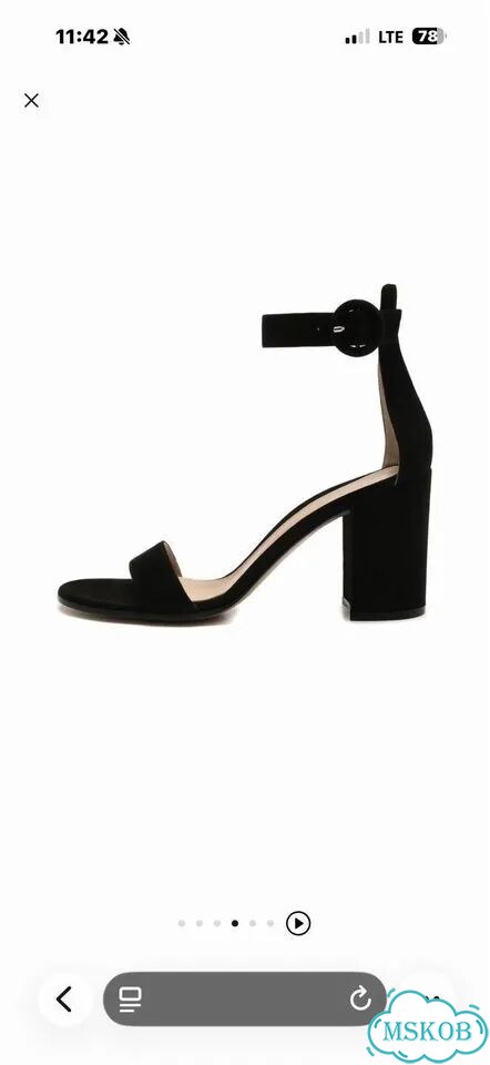 Gianvito rossi босоножки 38,5 фото 4
