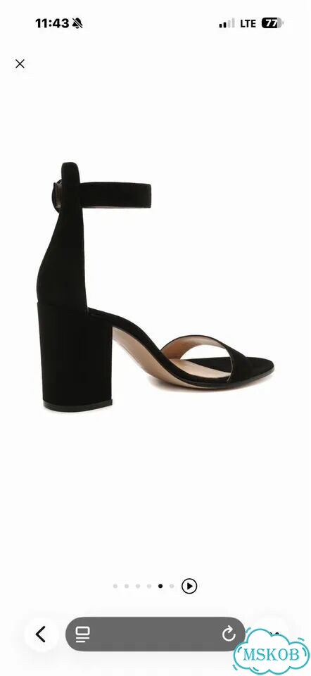Gianvito rossi босоножки 38,5 фото 5