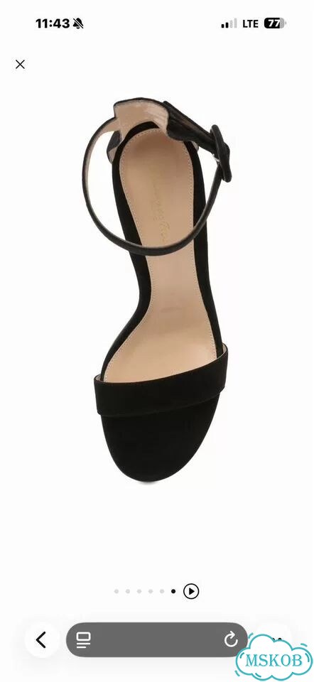 Gianvito rossi босоножки 38,5 фото 6