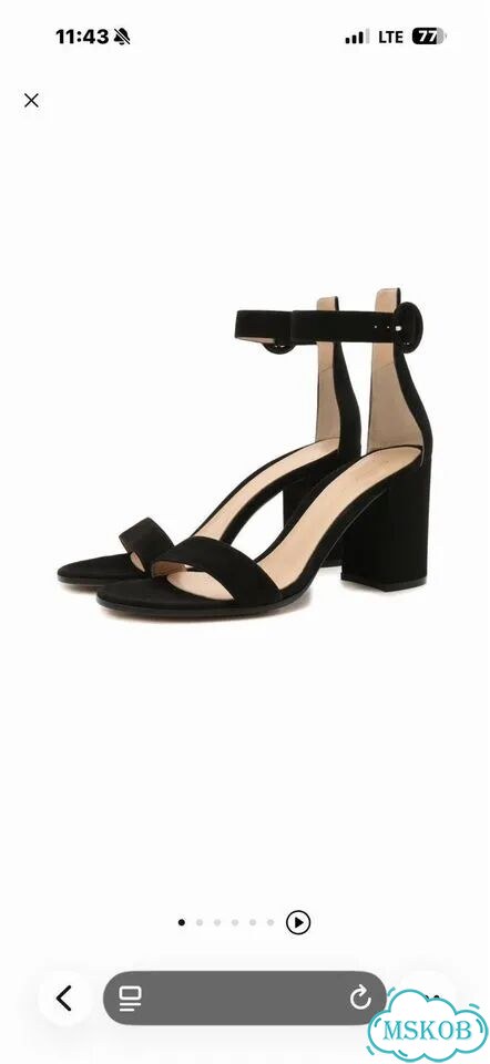 Gianvito rossi босоножки 38,5 фото 8