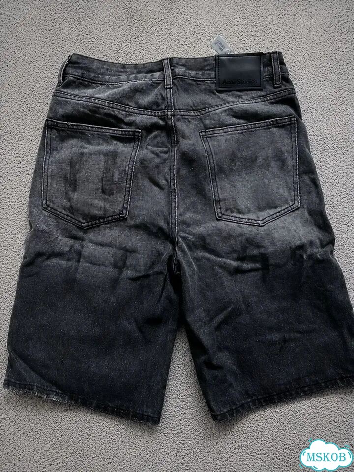 Черные Джинсовые шорты Acne Studios фото 2