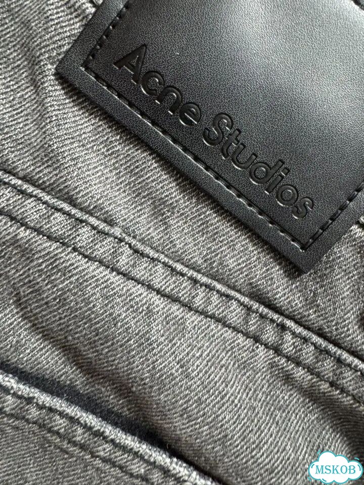 Черные Джинсовые шорты Acne Studios фото 3