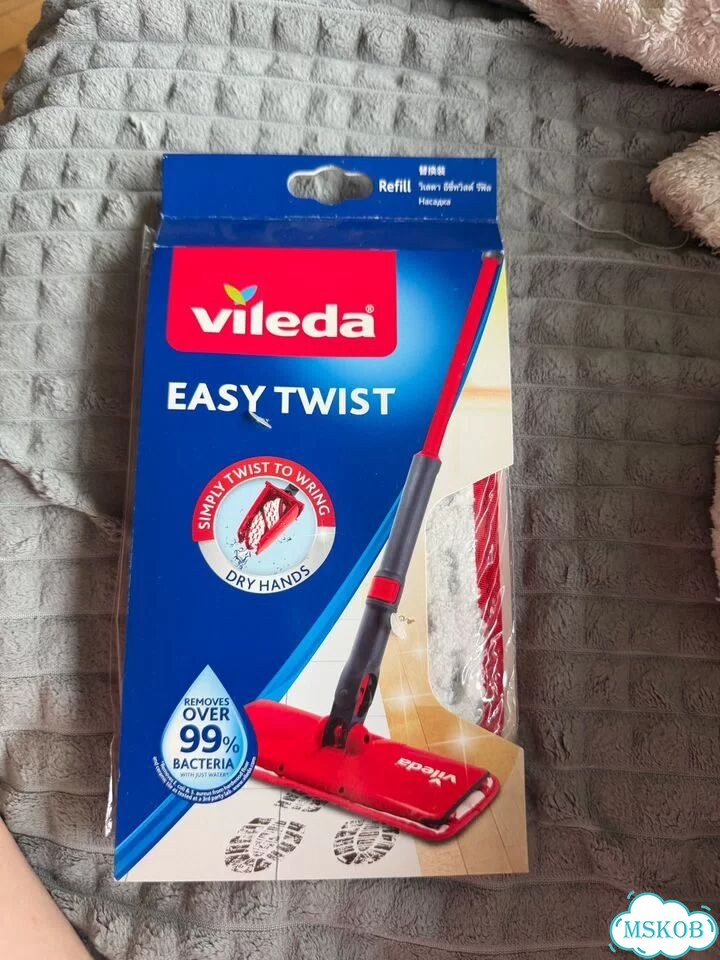 Тряпка для швабры vileda easy twist фото 1