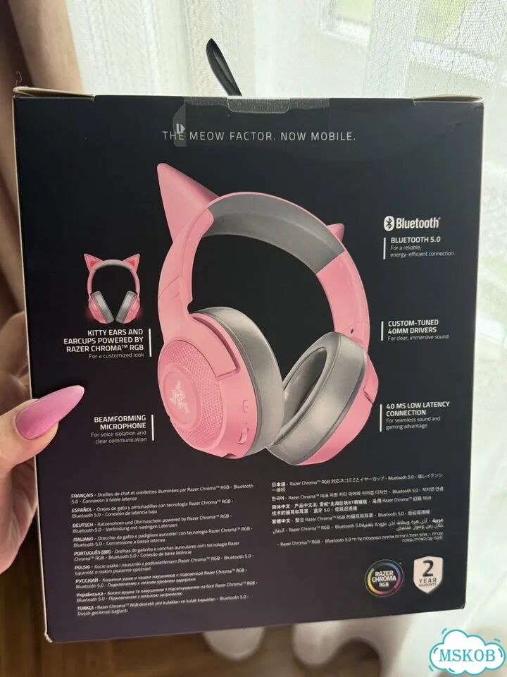 Беспроводные наушники Kraken BT Kitty Edition фото 1