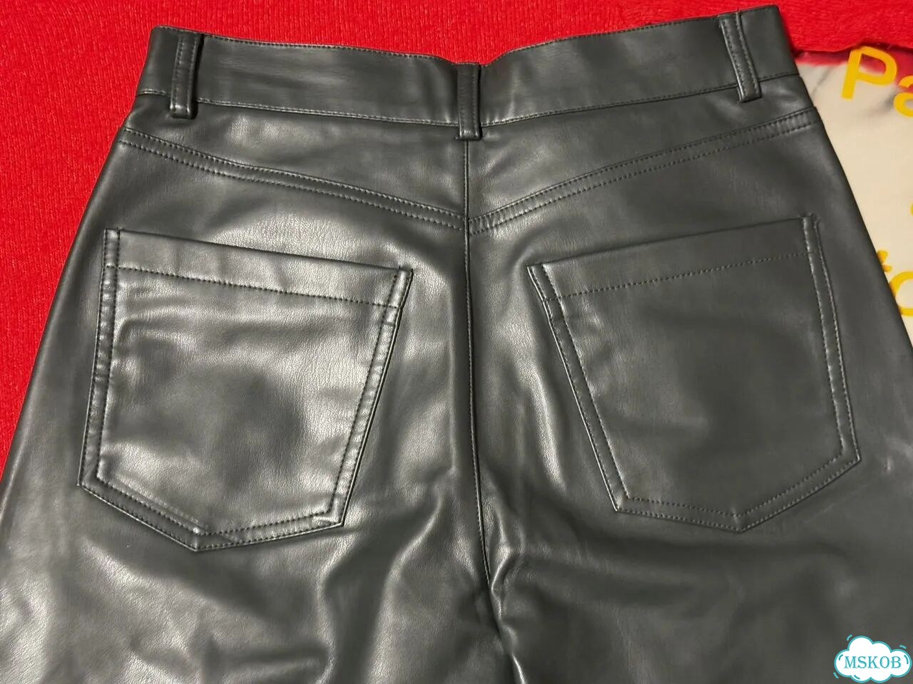 Брюки с нюансами Zara экокожа 44 фото 6