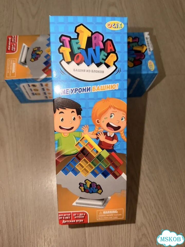 Новая настольная игра Не урони башню фото 1