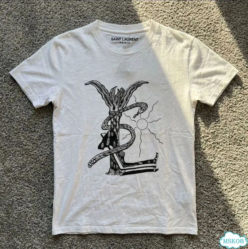 Футболка Saint Laurent snake фото 1