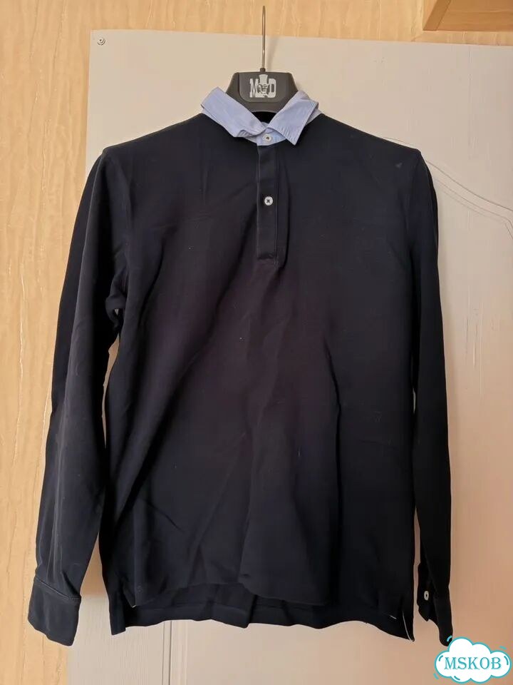 Поло мужскле с длинным рукавом Massimo Dutti фото 1