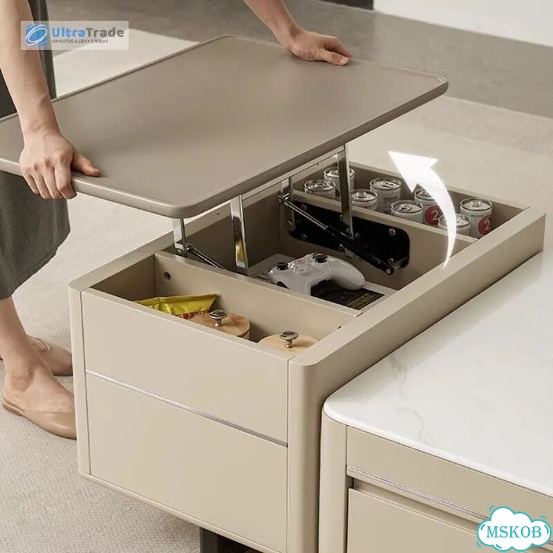 Журнальный столик Linsy Beige/White 146 cm VK1L-A фото 3