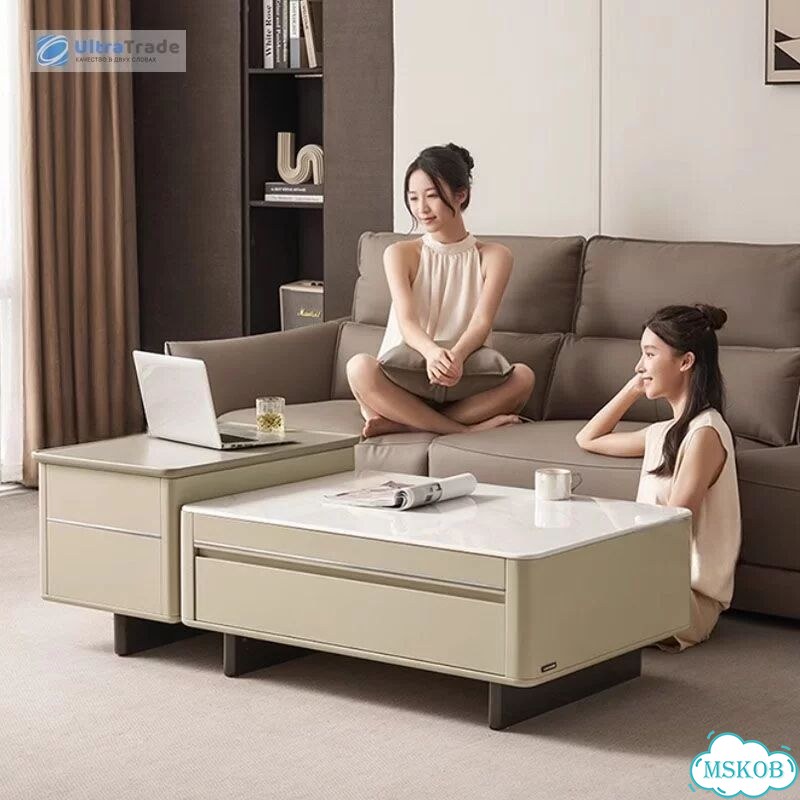 Журнальный столик Linsy Beige/White 146 cm VK1L-A фото 6