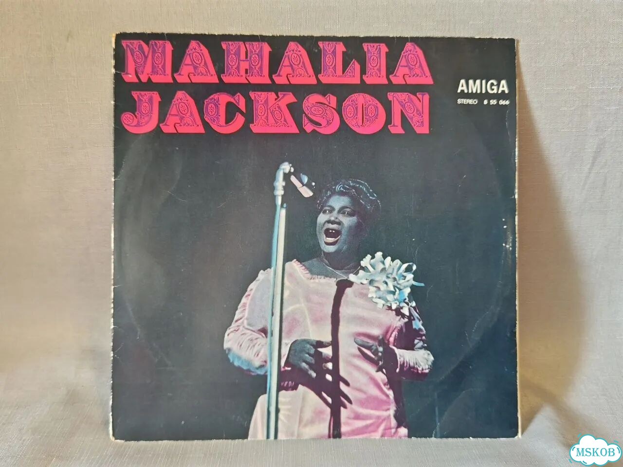 Пластинка Mahalia Jackson 1966 ГДР Amiga фото 1