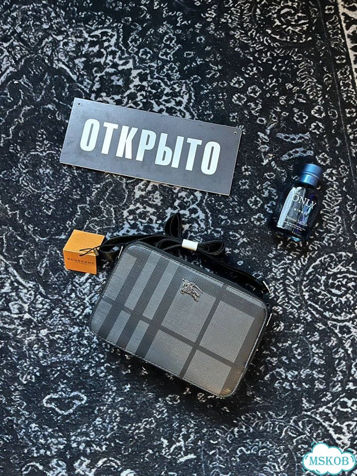 Сумка черная Burberry premium фото 2