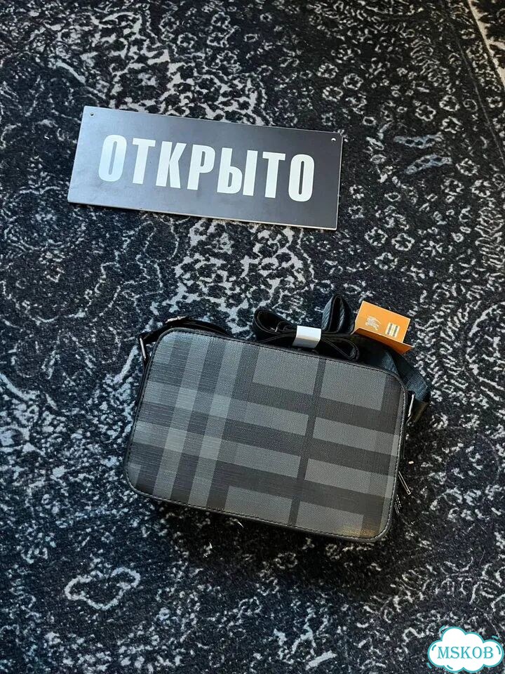 Сумка черная Burberry premium фото 7