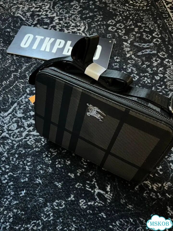 Сумка черная Burberry premium фото 8