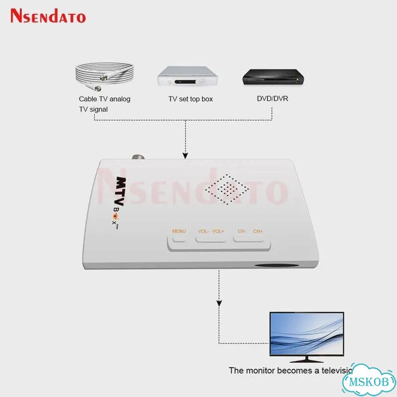 NSendato MTV Box, Black, EU Plug фото 4