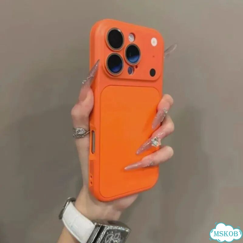 Оранжевый чехол для iPhone 12 Pro Max фото 1