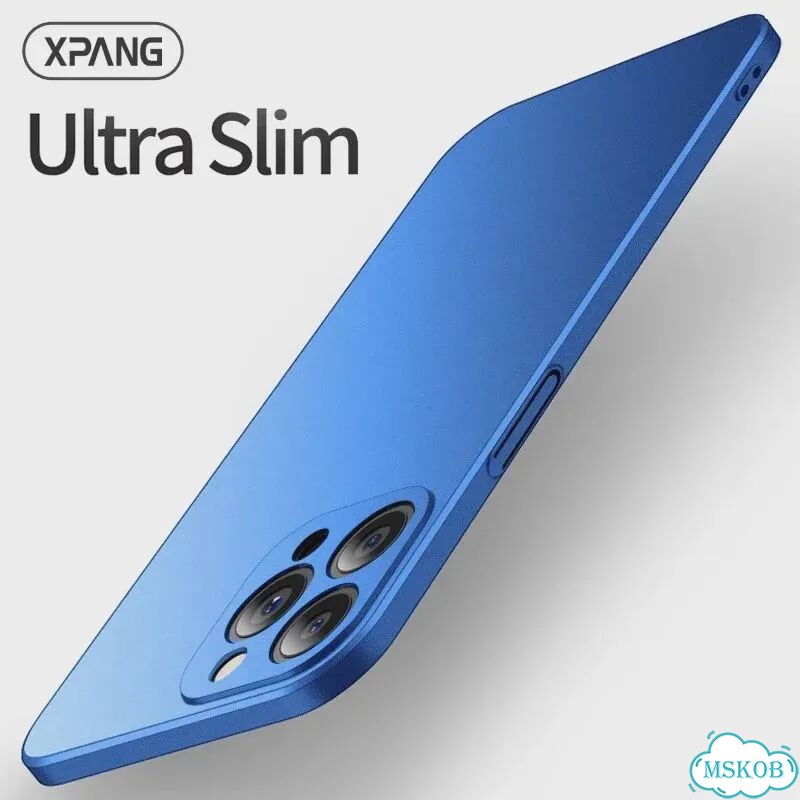 Чехол на iPhone 12, противоударный чехол, жесткие ультратонкие Синий, Simple Blue, For iPhone 16e фото 2