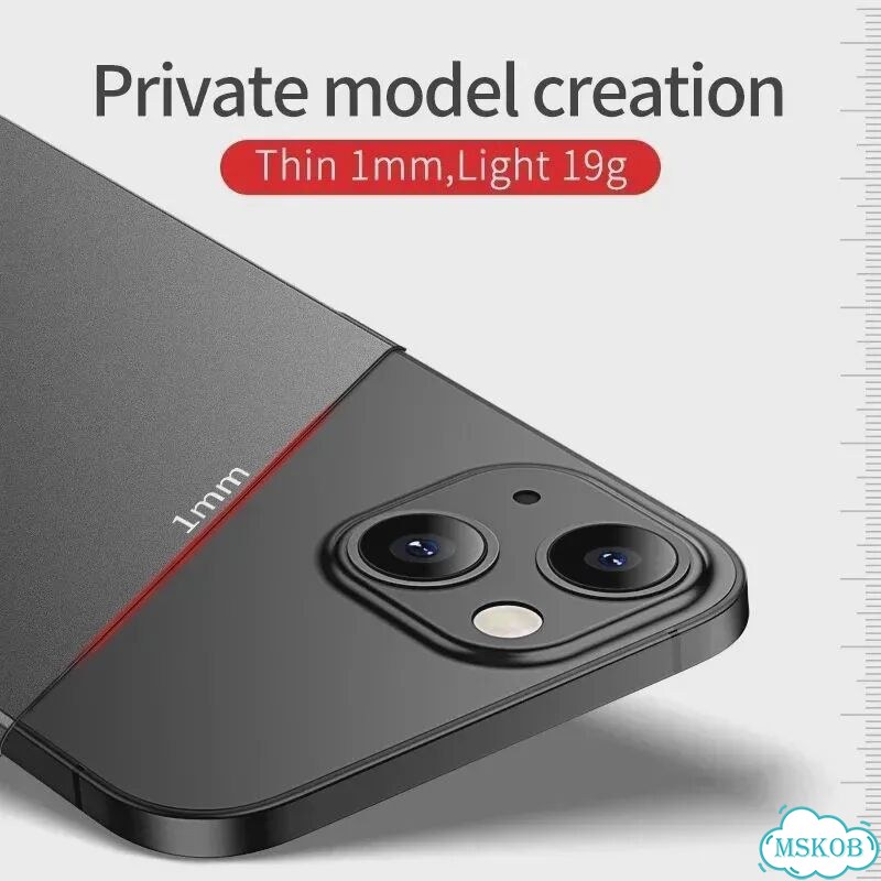 Чехол на iPhone 12, противоударный чехол, жесткие ультратонкие Синий, Simple Blue, For iPhone 16e фото 4