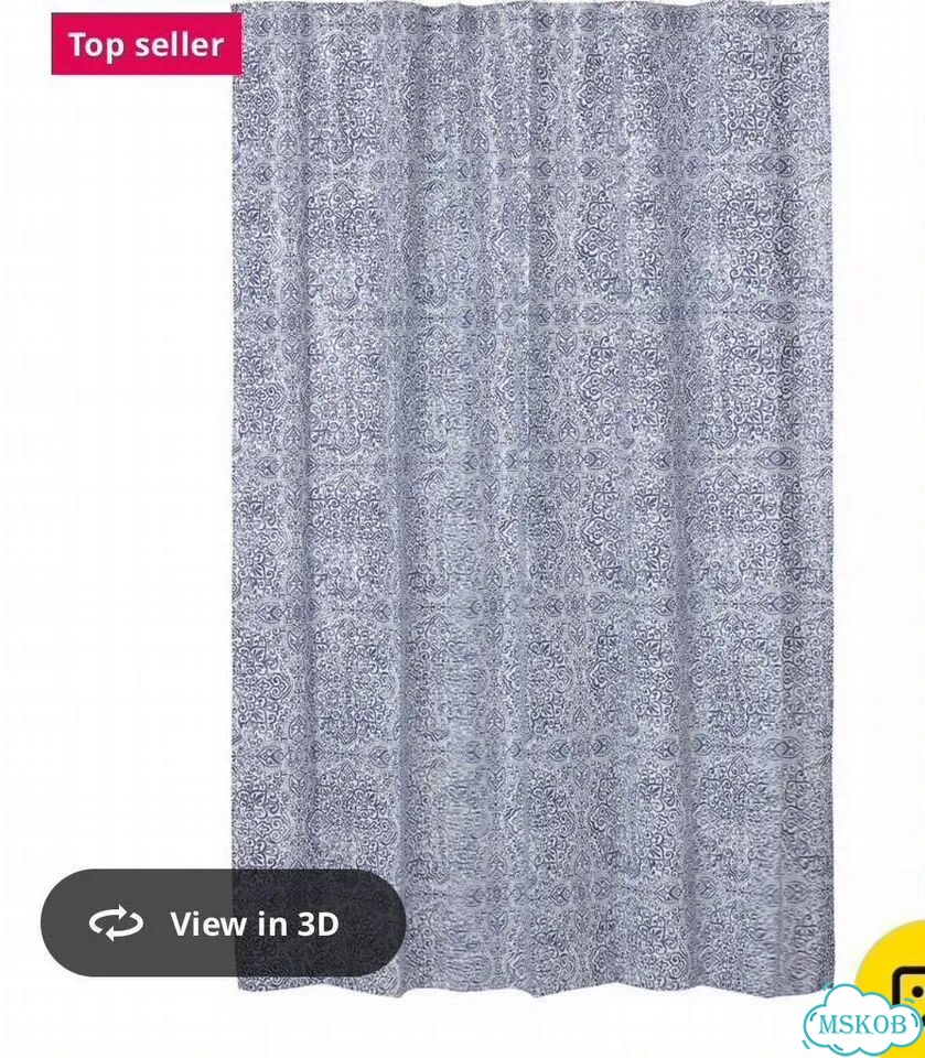 Шторка для ванной IKEA фото 1