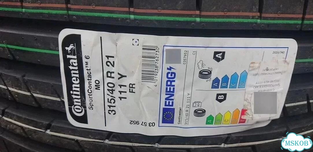 Continental ContiSportContact 6 285/45 R21 и 315/40 R21 фото 3