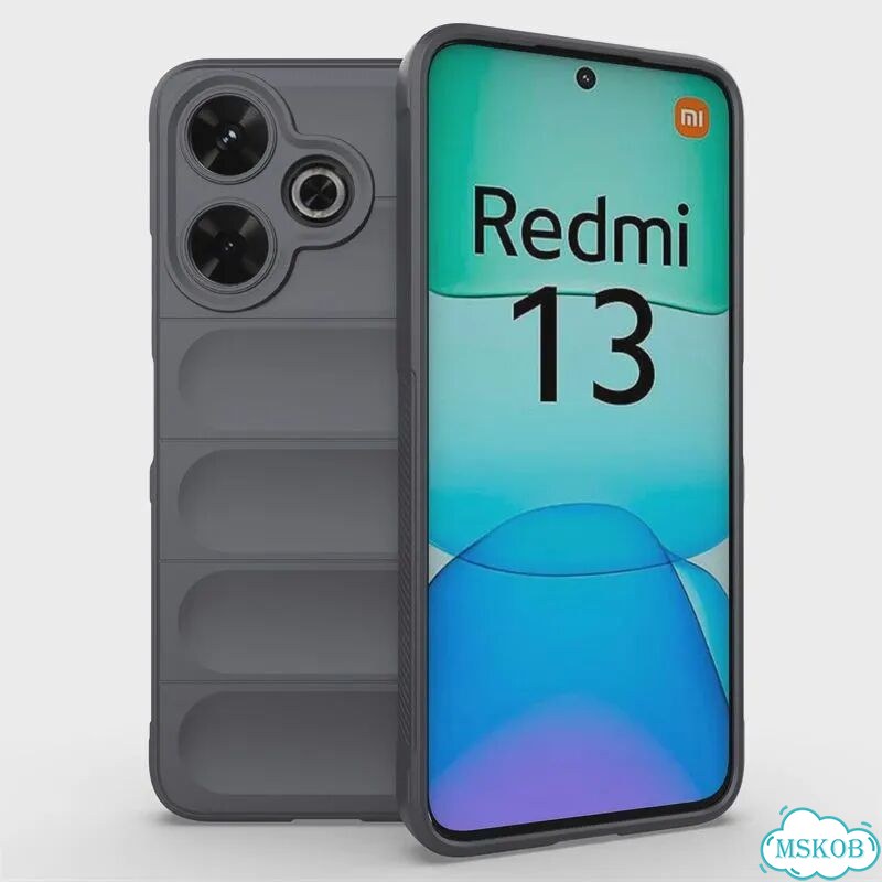 Чехол для Xiaomi Redmi 13 DarkGray противоударный фото 1