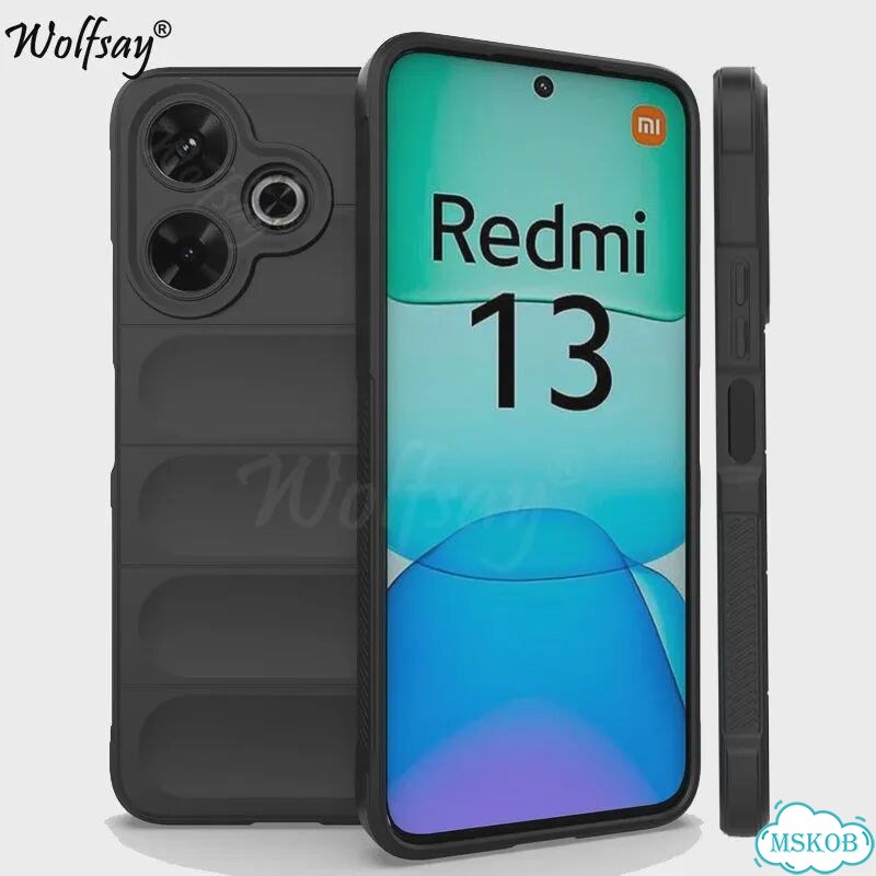 Чехол для Xiaomi Redmi 13 DarkGray противоударный фото 2
