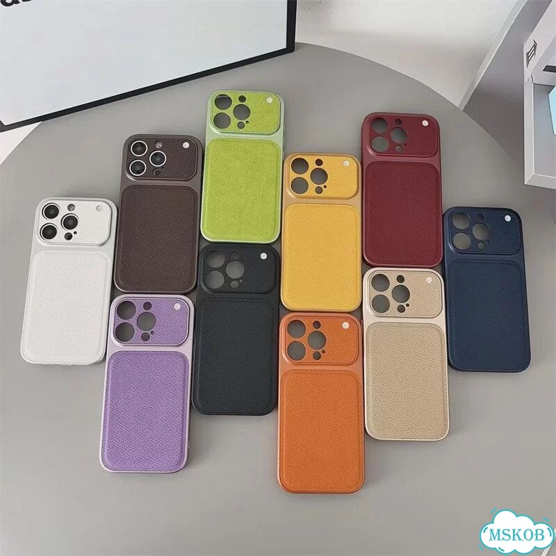 Матовый чехол из искусственной кожи для iPhone 17, Air 16, 15, 14, айфон 14 про, Розовый, Rose Red фото 3