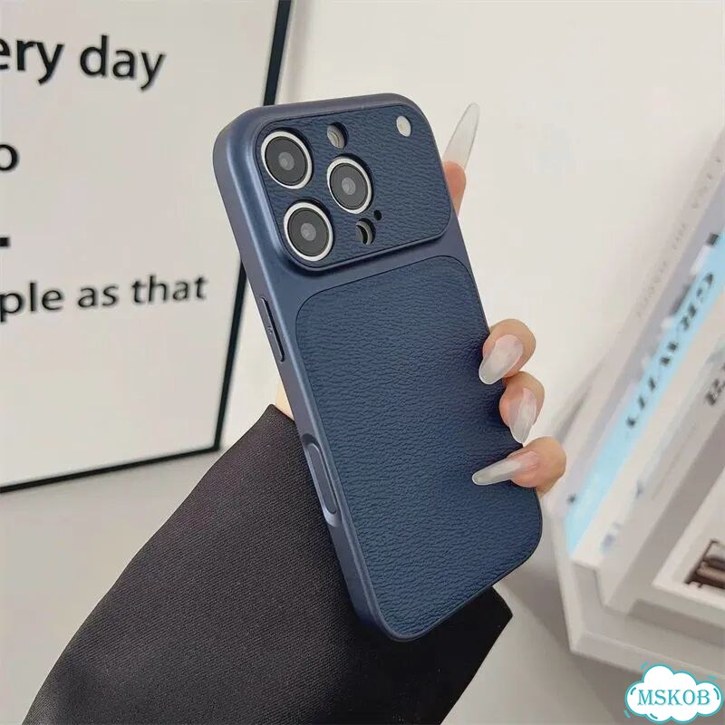 Матовый чехол из искусственной кожи для iPhone 17, Air 16, 15, 14, айфон 14 про, Розовый, Rose Red фото 6