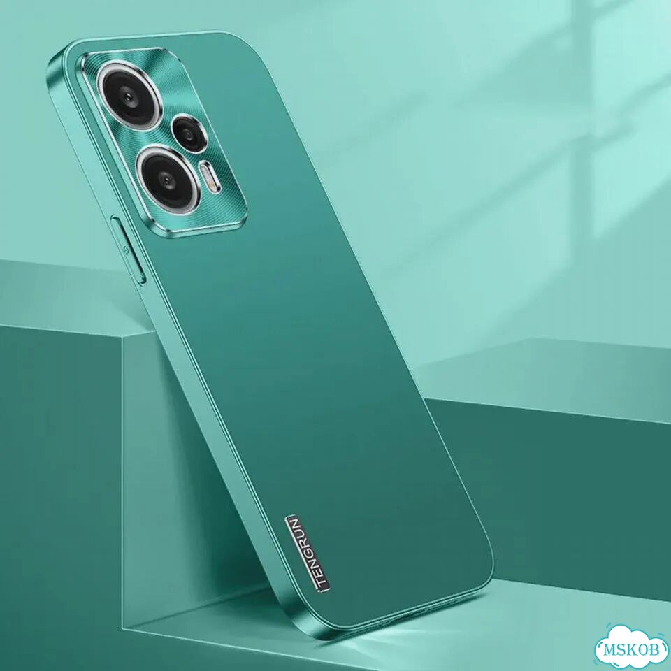 Тонкий чехол для Poco F5 Pro 5G, металлический, с защитой Голубой, небесно-голубой, poco F5 фото 2