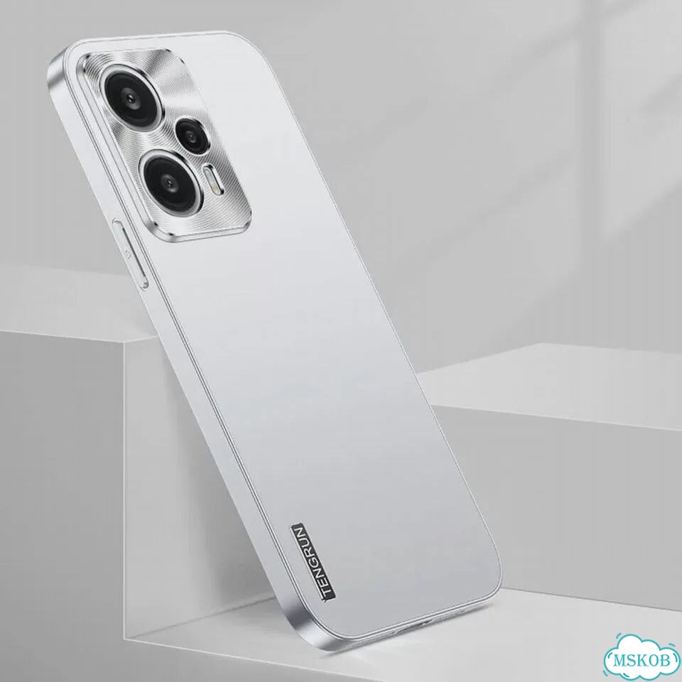 Тонкий чехол для Poco F5 Pro 5G, металлический, с защитой Голубой, небесно-голубой, poco F5 фото 4