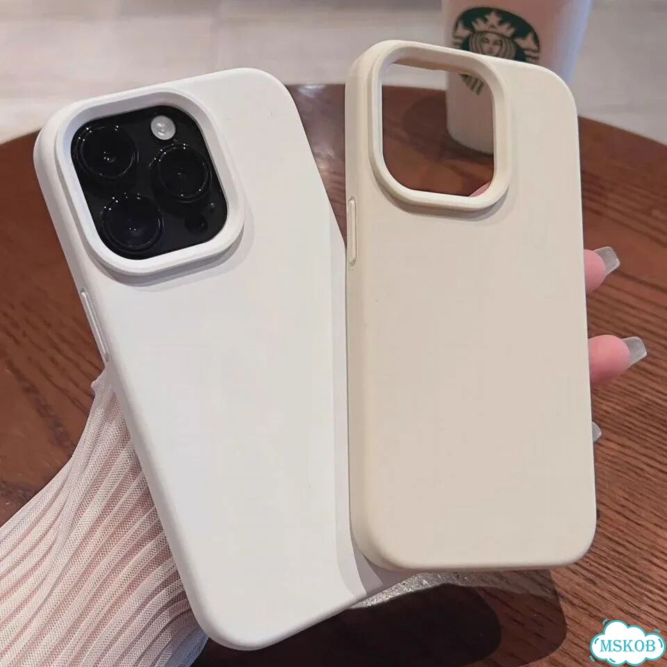 Синий чехол для iPhone 14 из жидкого силикона фото 3