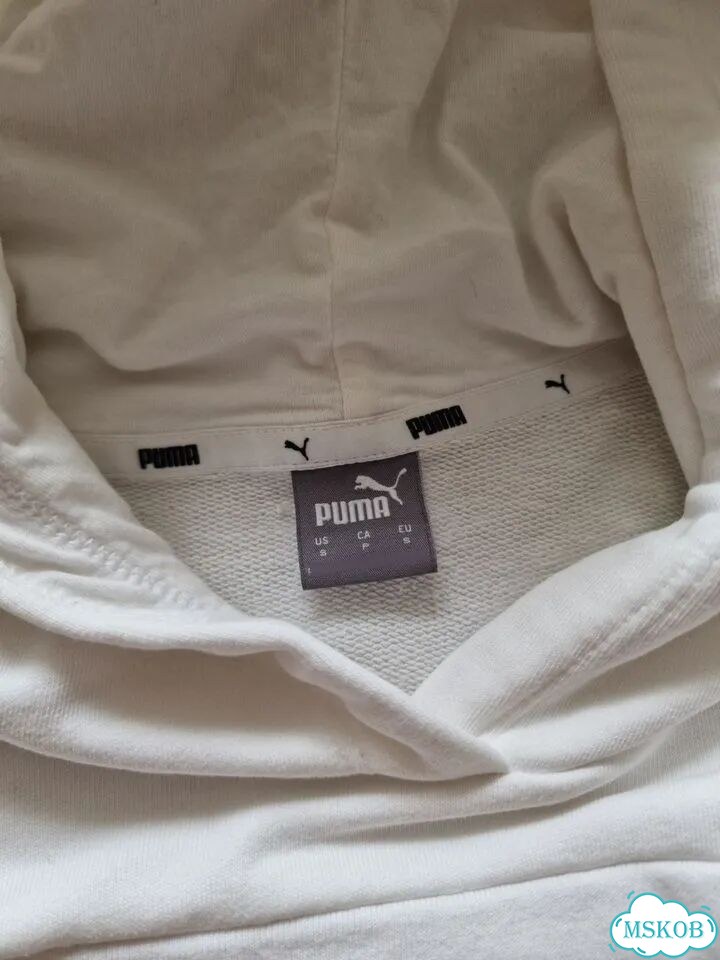 Худи женское Puma S(44) оригинал белое фото 5