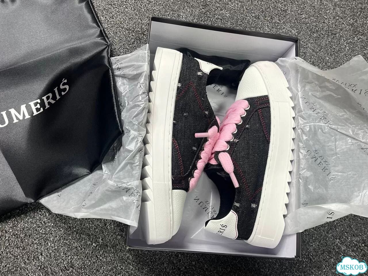 Кеды Numeris Atelier Pink Denim фото 1