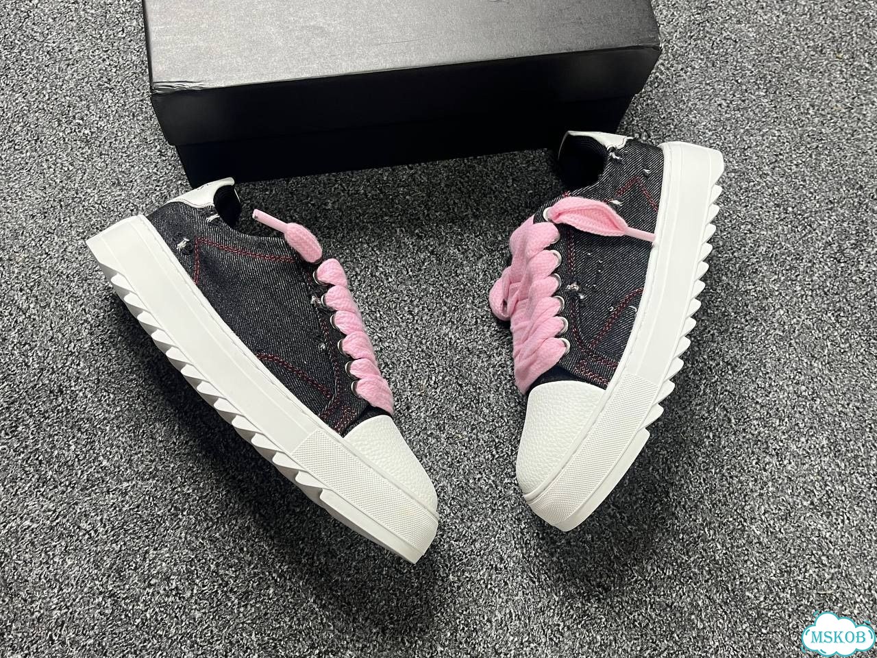 Кеды Numeris Atelier Pink Denim фото 3