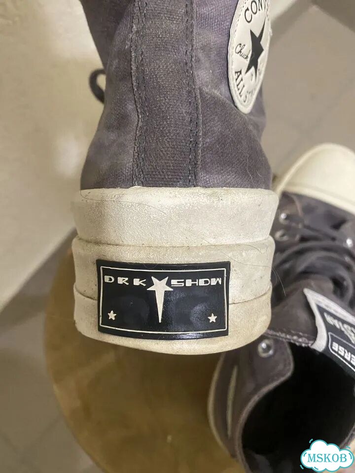 Converse rick owens dbl drkstar фото 3