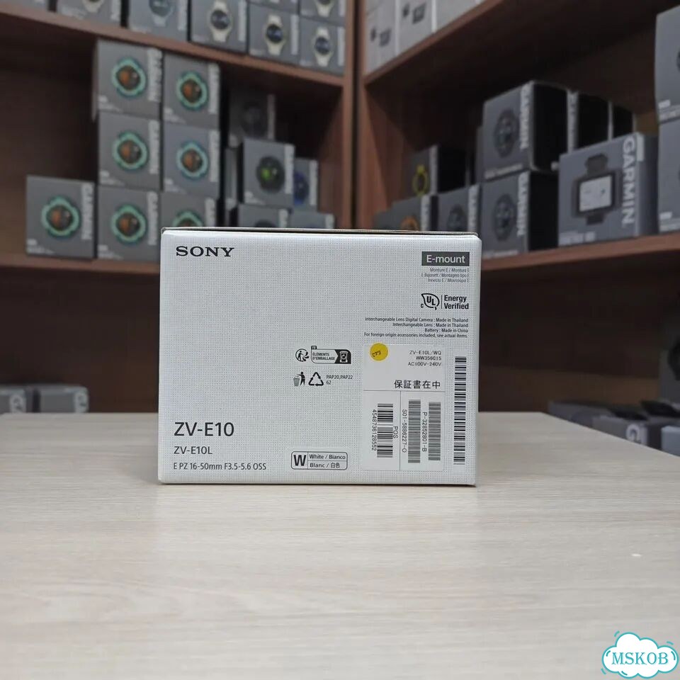 Sony ZV-E10 Mirrorless Camera KIT 16-50MM White фото 1