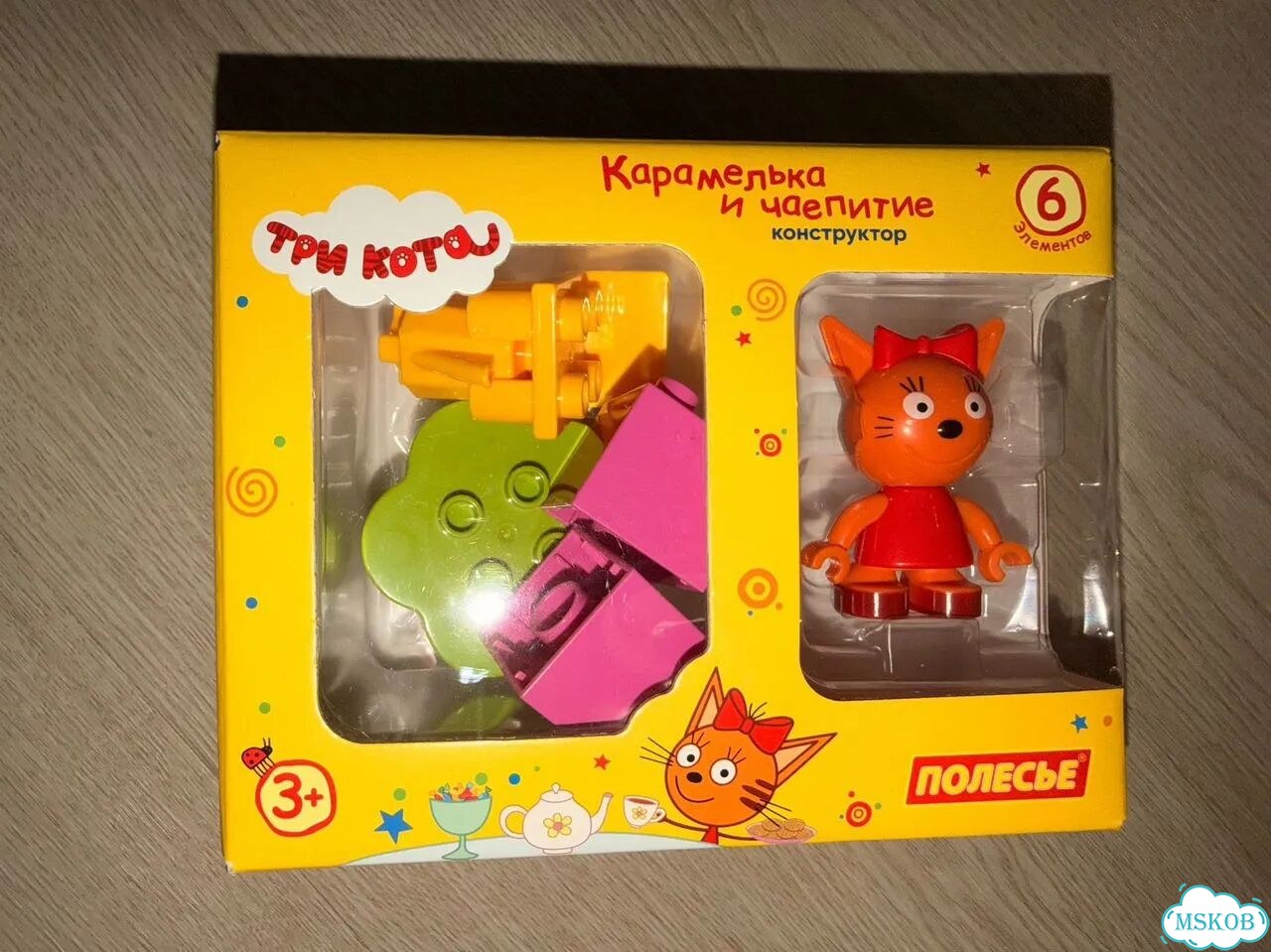 Конструктор Три Кота Карамелька и чаепитие новый фото 1