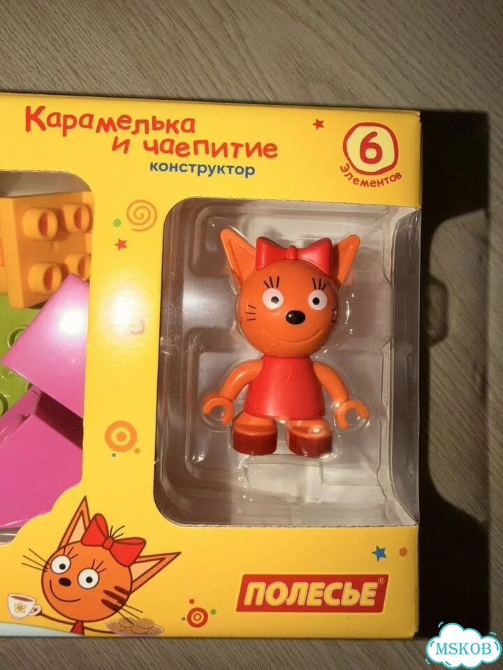 Конструктор Три Кота Карамелька и чаепитие новый фото 2