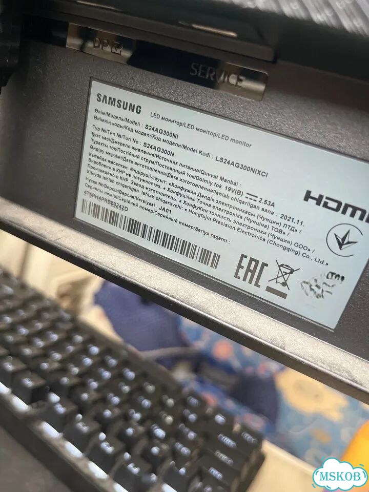 Монитор Samsung Odyssey G3 S24AG300N, 144гц, 1мс фото 2