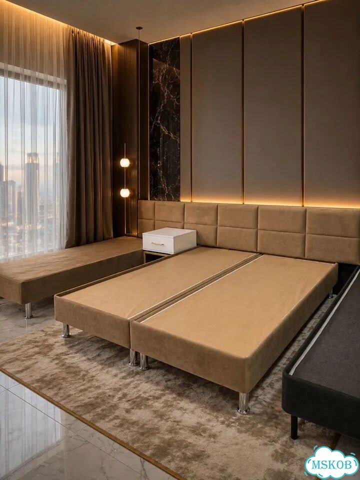 Кровать односпальная 80×200 Бокс спринг фото 1