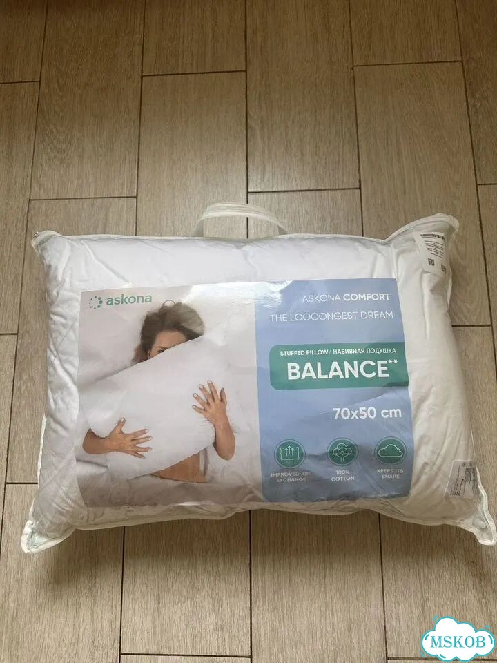 Подушка Balance Basic Askona 70*50 фото 1