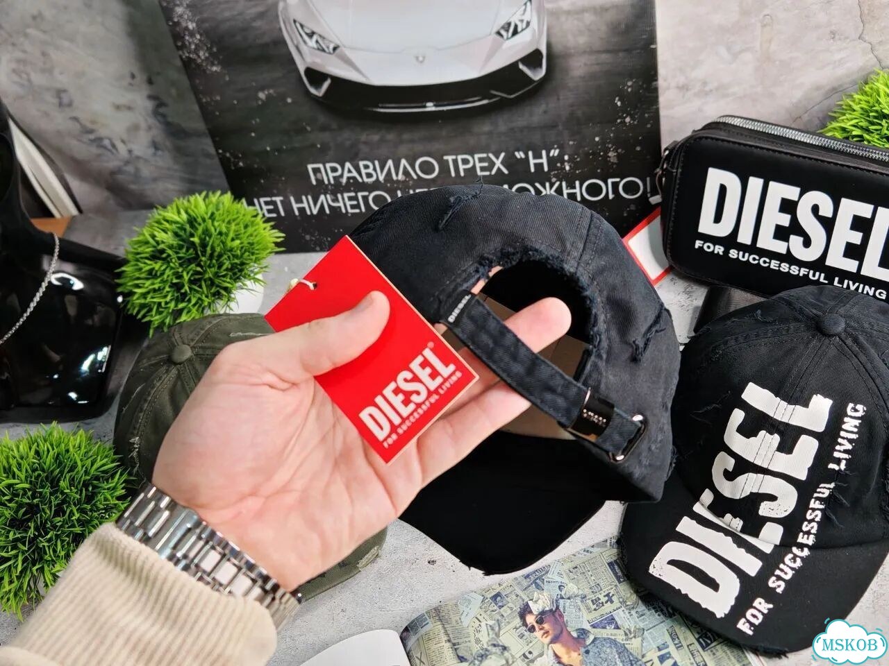 Капитальный люкс кепка Diesel фото 10