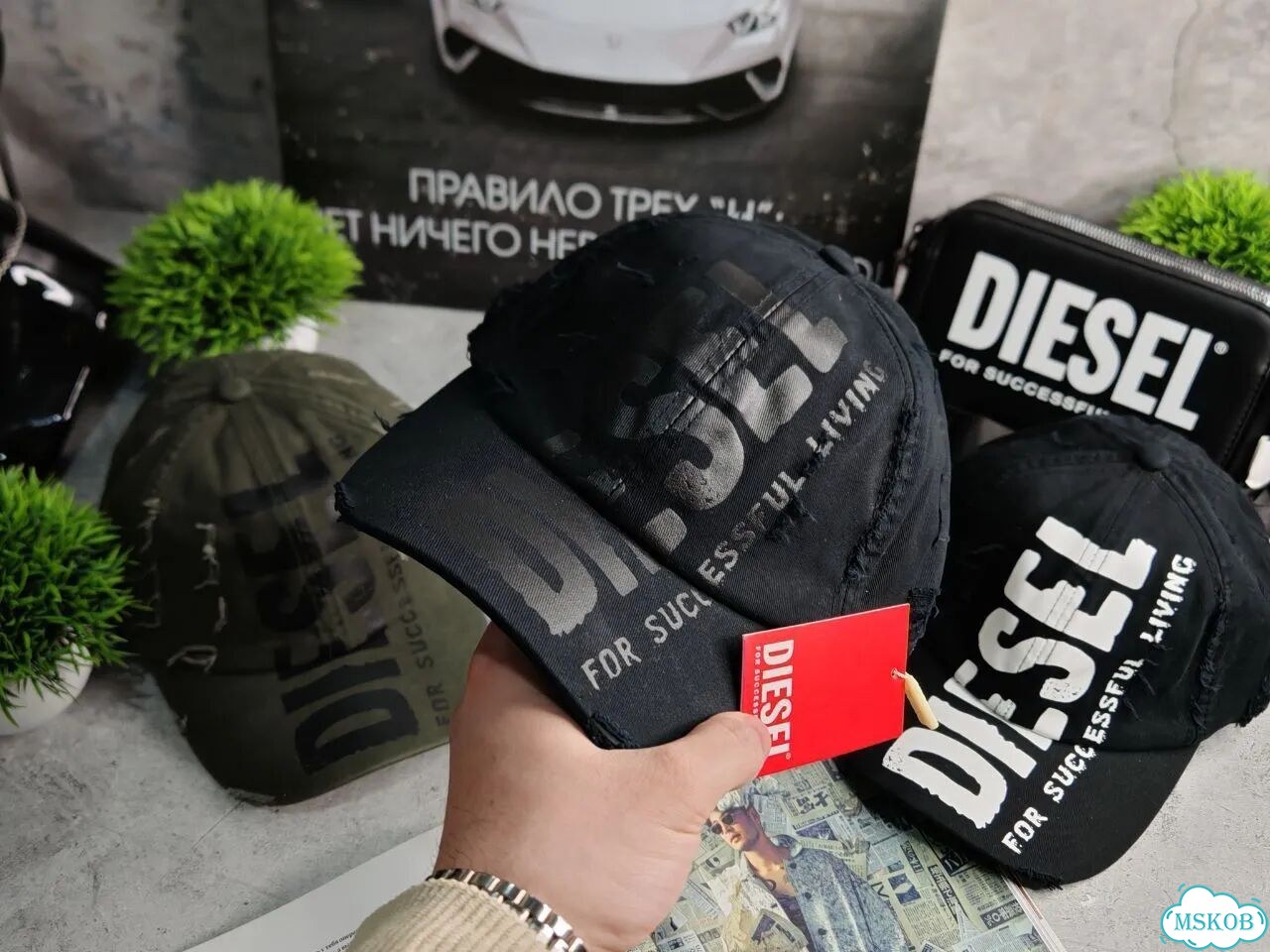 Капитальный люкс кепка Diesel фото 2
