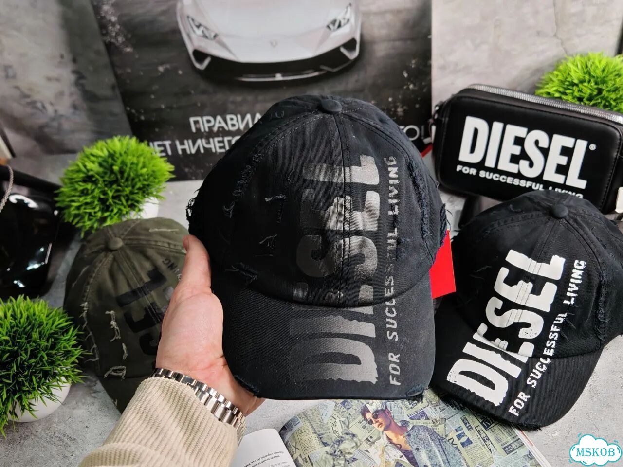 Капитальный люкс кепка Diesel фото 3