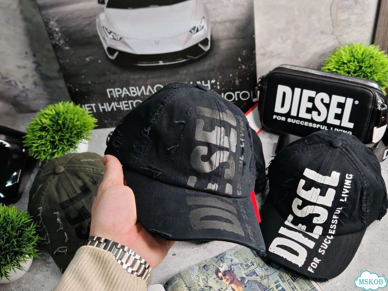 Капитальный люкс кепка Diesel фото 4