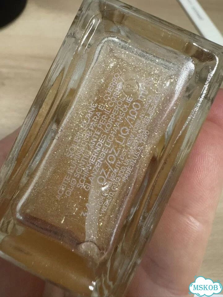 Масло с шиммером TOM ford soleil blanc body oil фото 2
