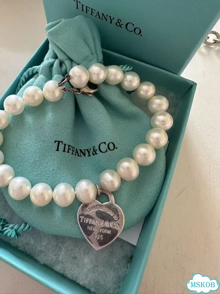 Браслет tiffany оригинал, жемчуг, рпп фото 2